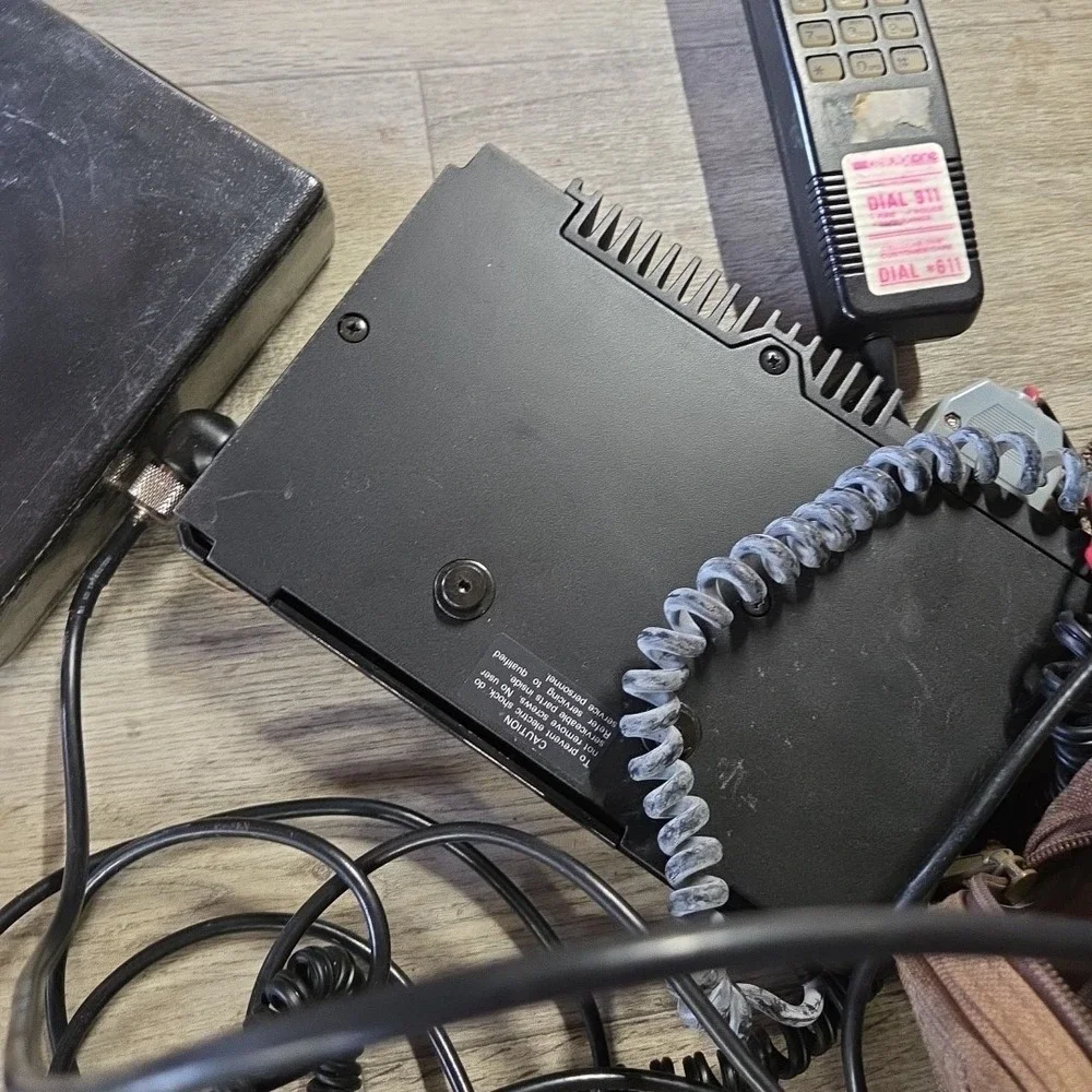 Vintage 80's  Pansonic EF-6106E A‎ mobile /car phone  antenna Carrying Case READ
